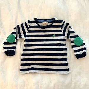 The Beaufort Bonnet striped shirt with elbow patches